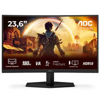 מסך מחשב קעור לגיימינג AOC 23.6" VA FHD 180Hz 0.5ms 1500R