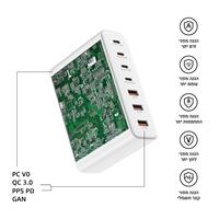תחנת טעינה עם 7 יציאות 205W מבית BeeTech