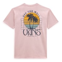 (SUNSET DUAL PALM VINTAGE SS TEE ( V006CHBQL