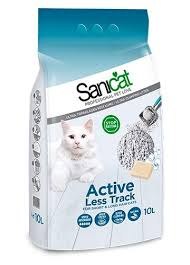 סניקט חול מתגבש לחתולים לס טרק 10 ליטר - SANICAT LESS TRACK 10L