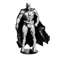 דמות אקשן בלאק אדם עם באטמן 18 ס"מ DC direct Batman Line Art Variant Figure w/Comic