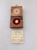 בת מצווה- שנת 1981, מדליה זהב/ 900, 13 מ"מ, 1.7 גרם