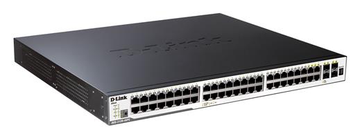D-Link Switch 48 Port (48X PoE) 4xSFP/Giga ports + 2xPHY. Stack ports, L2/L3 Managed