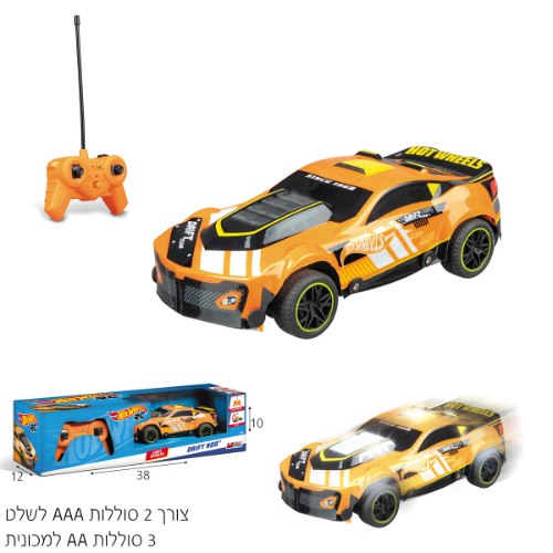 מכונית שלט הוט ווילס DRIFT ROD 1:24