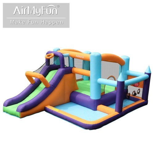 מתקן מתנפח עם מגלשה D82007 מבית Doctor Dolphin