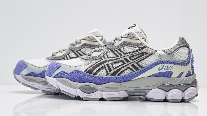 נעלי אסיקס ילדים Asics GEL NYC אפור סגול