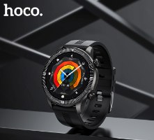 שעון חכם עגול HOCO Y31 IP67 צבע שחור