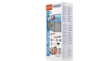 בריכת אולטרה עגולה בריקים MAX 427X122 סמ 5619D מבית BESTWAY