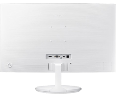 מסך קעור לבן Samsung C27F391FHR FHD VA HDMI VGA 4ms