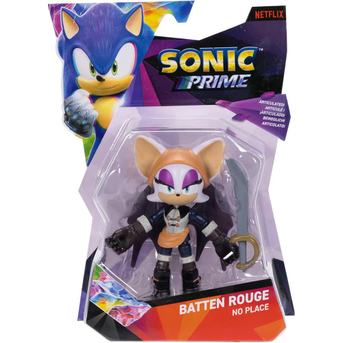 סוניק - בובת מטאל 14 ס"מ -  SONIC PRIME BATTEN ROUGE