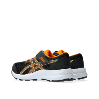 ASICS CONTEND 8 PS KIDS BLACK BRIGHT ORANGE נעלי אסיקס ילדים שחור כתום