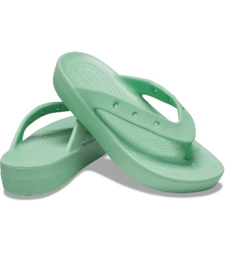 Crocs Classic Platform Flip - כפכפי אצבע פלטפורמה לנשים קרוקס