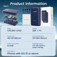 4.0 - CP2A מתאם לרכב CarPlay אלחוטי Carlinkit
