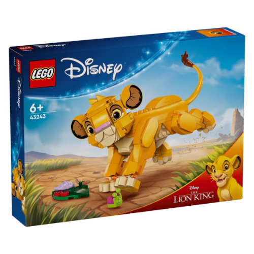 לגו דיסני - סימבה גור מלך האריות -  LEGO DisneyLEGO  Simba the Lion King Cub 43243
