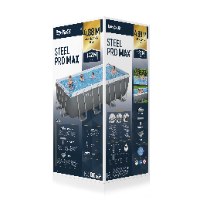 בריכת אולטרה מלבנית pro max steel +משאבת חול 950+ סולם+ כיסוי | 488X244X122 ס"מ| מקט BESTWAY|56671|