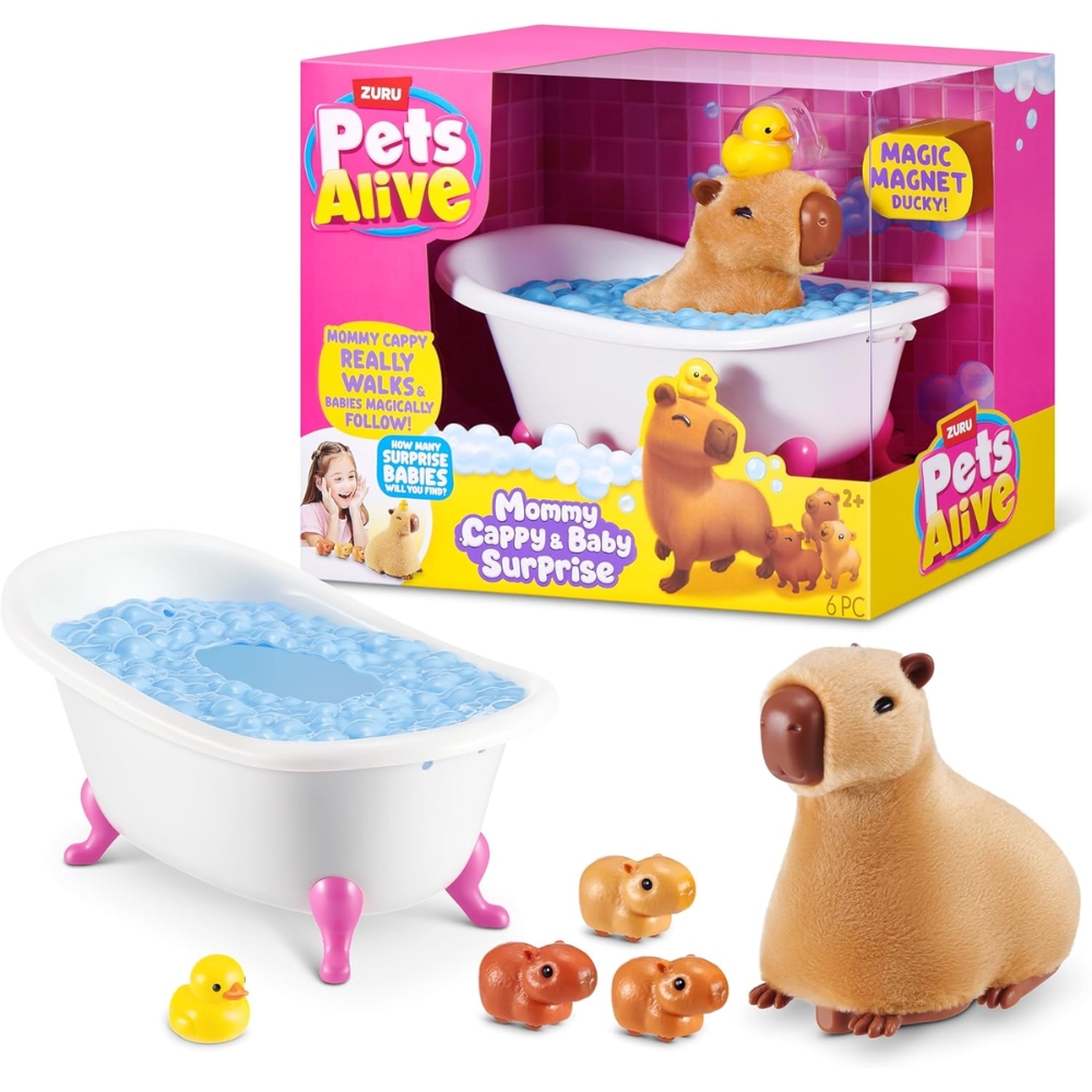 בובת אמא קפיברה Zuru Pets Alive
