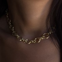 שרשרת מירב גורמט | ציפוי זהב