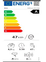 מכונת כביסה פתח קדמי 8 ק"ג דגם Miele WWD120WCS SG מילה
