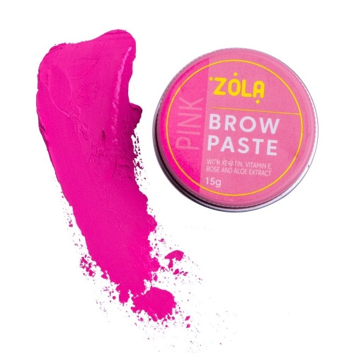 Zola brow paste- משחת שרטוט ורוד 15g