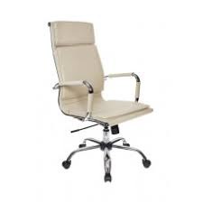 כיסא משרדי - BUROCRAT T-9904NSL PU - שנהב