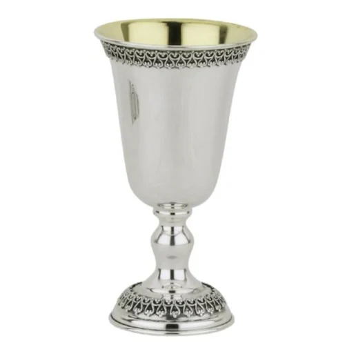 גביע קידוש מכסף טהור דגם דויד פיליגרין (L)