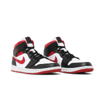 Nike Air Jordan 1 Mid Black Gym Red