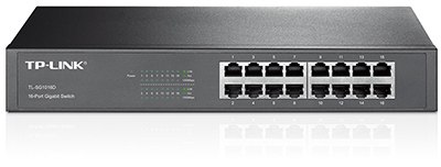 מתג שולחני TP-Link TL-SG1016D 16 Ports Gigabit 10/100/1000Mbps – 16 פורטים