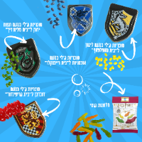 מארז ממתקי הארי פוטר - היישר מהוגוורטס !