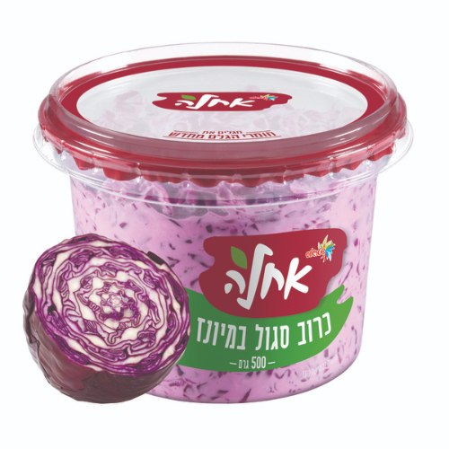 סלט כרוב סגול במיונז