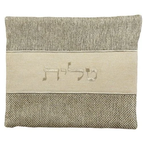 כיסוי לטלית בדים עבים פשתן שחור