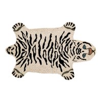 שטיח כניסה מעוצב טיגריס לבן  White Tiger