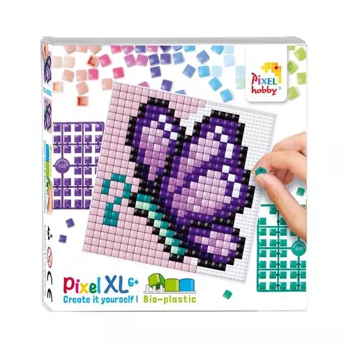 פרפר - תבנית 12/12 ס"מ | פיקסל הובי XL