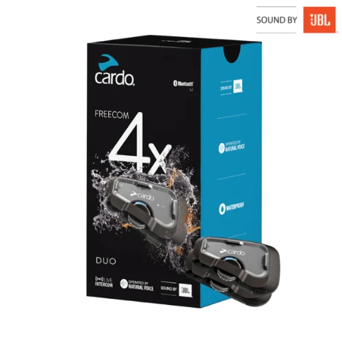 דיבורית לקסדה Cardo FREECOM 4X DUO - ערכה זוגית