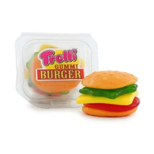 גומי בצורת המבורגר בטעם פירות 50 גרם 🍔😋