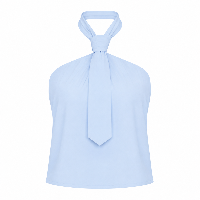 TIE TOP- LIGHT BLUE