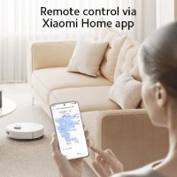 שואב שוטף רובוטי שיאומי דגם Xiaomi Robot Vacuum S40 בצבע לבן