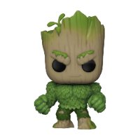 פופ מארוול הענק הירוק בצורת גרוט - Funko POP! Marvel: We are Groot - Hulk - Groot Shorts #1397