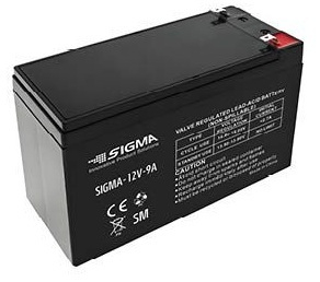 מצבר עופרת נטען 12V 9A סיגמה Sigma