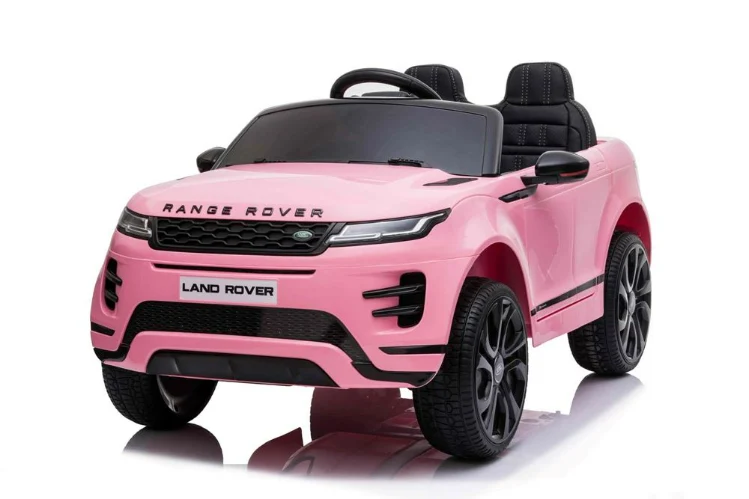 ג'יפ ממונע לילדים ריינג' רובר 12V ורוד - RANGE ROVER