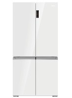 מקרר 4 דלתות האייר זכוכית לבנה 681 ליטר Haier HRF825FW