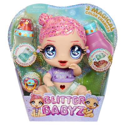 בובת גליטר בייביז - פוקסיה GLITTER BABYZ MARINA