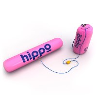מצוף ים עם עוגן Hippo - ורוד