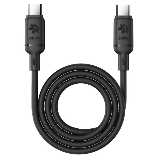 כבל טעינה 240W באורך 1.2 מטר בצבע שחור Miracase MTCS240W