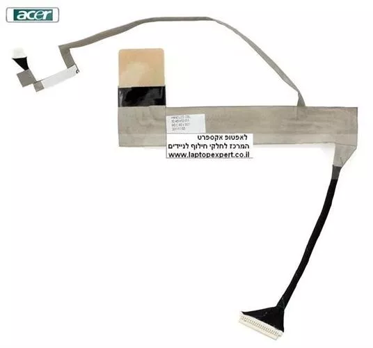כבל מסך למחשב נייד אייסר Acer Aspire LCD LVDS Cable 4332 4732Z D525 D725 50.4BW03.011