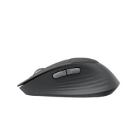 עכבר אלחוטי צבע אפור Logitech Signature Comfort Plus M850 Size L – פריט בודד עכבר אפור במבט צד עם כפתורים צדדיים