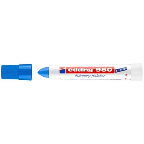 טוש תעשייתי 950 טיפ קליע 10 מ"מ כחול אדינג edding