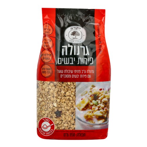 גרנולה עם פירות יבשי
