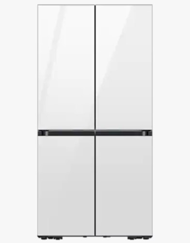 מקרר 4 דלתות 648 ליטר Samsung BeSpoke RM70F63REW Kitchen Fit - צבע לבן