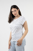 חולצת ורבר פסים כחול