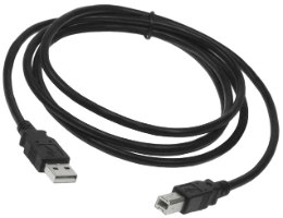 כבל מתאם USB2.0 זכר A לחיבור USB2.0 זכר B באורך 2 מטר